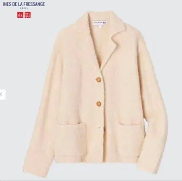 INES DE LA FRESSANGE 크림 가디건