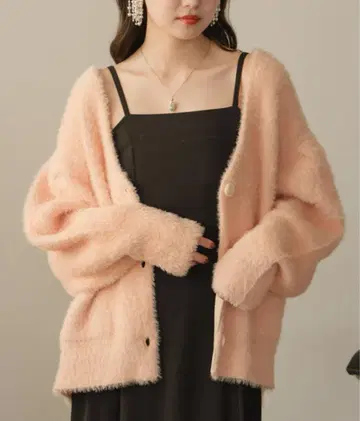 [ 새상품급 ] hinari 샤기 니트 가디건