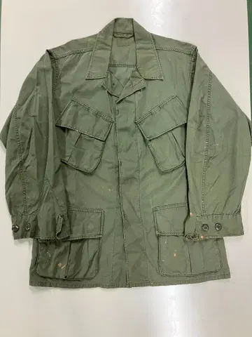 미군 실물 60's 12 정글 퍼티그 3rd 와펜 흔적 없음