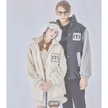 완판템 미누에르 unisex down jacket (ivory)