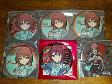 걸즈 밴드 클라이 연주단의 외침 무도관 캔뱃지 이세리 니나 사인 포함