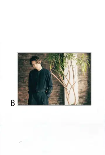 기무라 달성 친필 사인 아크릴 사진 플레이트 B