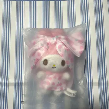 마이멜로디 리본 공주 시크릿 마스코트 키링 장미 무늬