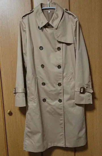 트렌치코트 베이지 무인양품 L
