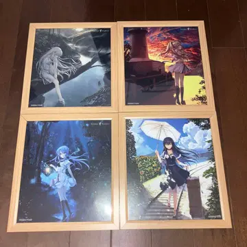 summer pockets 키 비주얼 색지 액자 포함