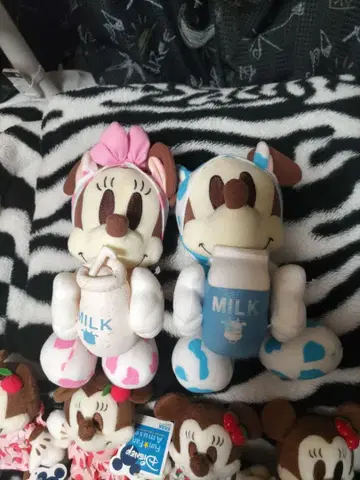 미니 마우스 & 미키마우스 봉제 인형 세트