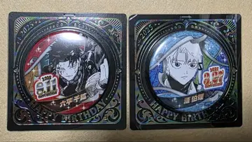 카구라바치 2025년 생일 캔뱃지 로쿠헤이 치카즈&렌 하쿠리 2개 세트
