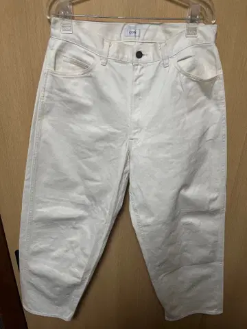 시오타 CIOTA PTLM-122 와이드 데님 화이트 5