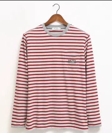 새상품 스위치 모션 크로커다일 보더 티셔츠 / L 그레이