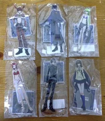 코드 기어스 로스토 아크릴 스탠드 온라인 크레인 게임 6체 세트