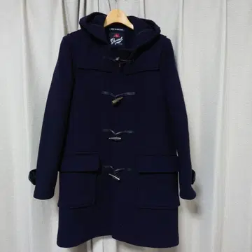 BEAMS 별주 글로버올 더플 코트 M 네이비