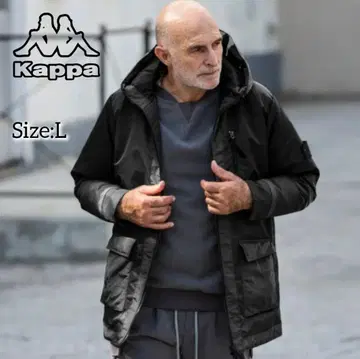 kappa/카파/나일론 트윌 다운 파카/Size:L/익명 배송