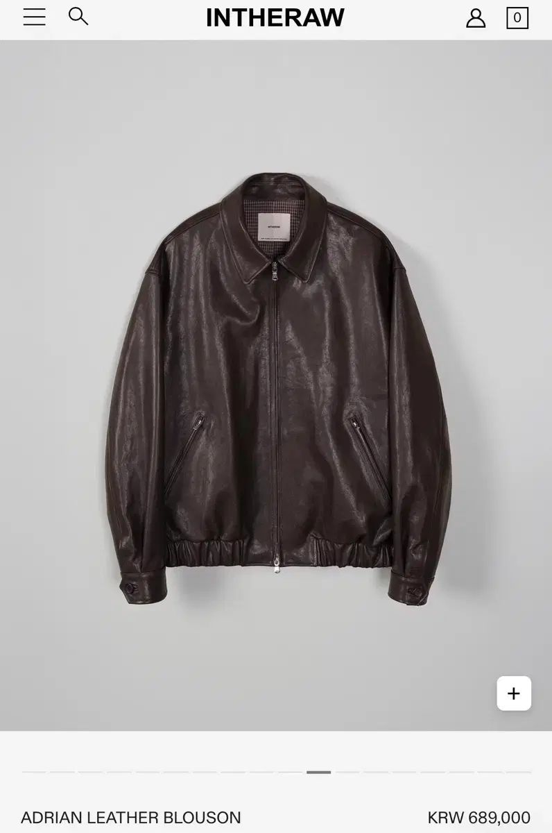 The Row Adrian Brown Leather Blouson Jacket 3