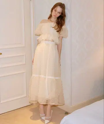 [ 미사용 새상품 ] eimy istoire 펄 스터드 스커트