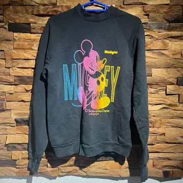 80s 올드 레트로 디즈니 미키마우스 맨투맨 빈티지