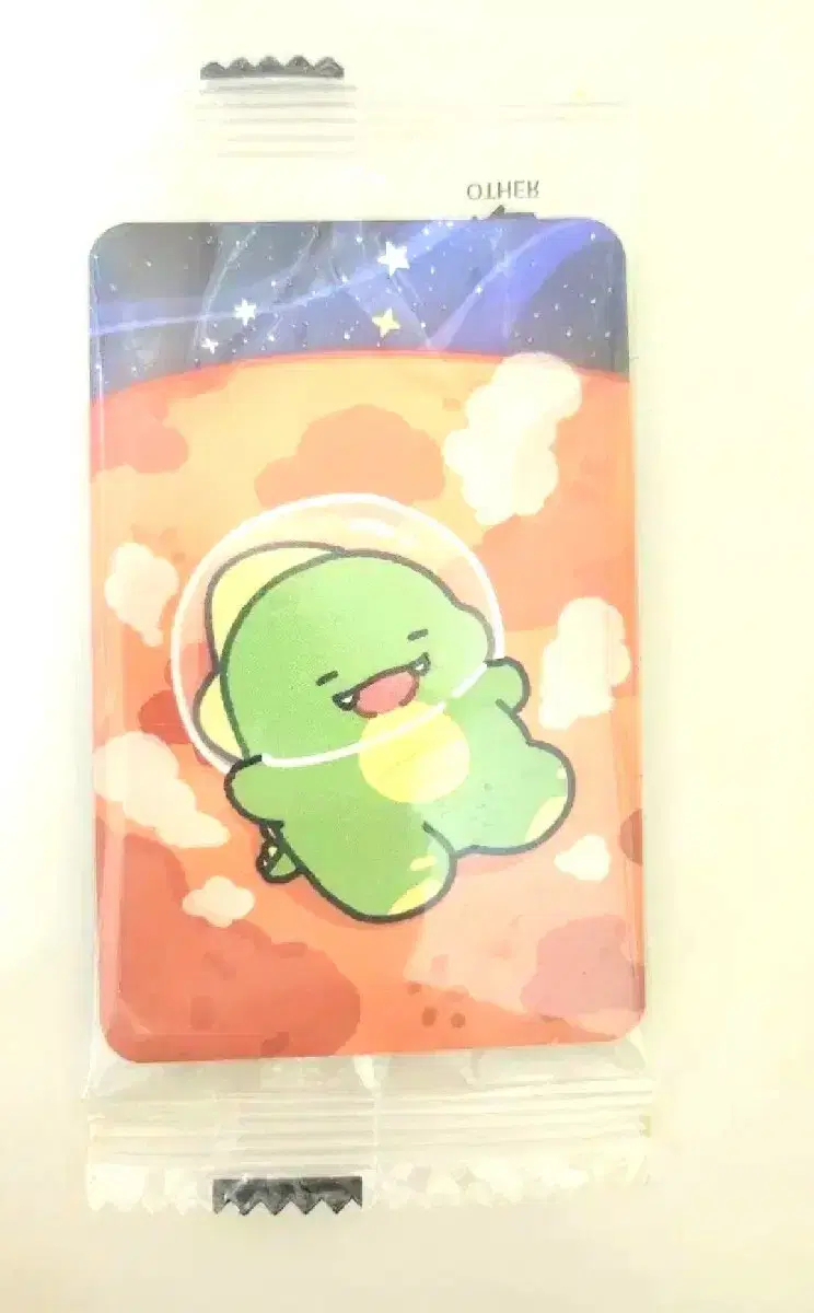 Pixelie snack photocard dinosaur