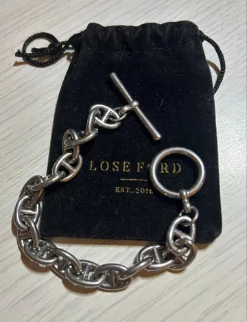 LOSE FORD316L ANCHOR BRACELET #B34 22cm
