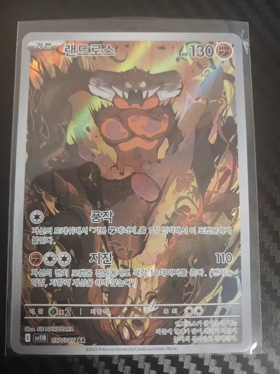 Pokemon Card Landorus AR