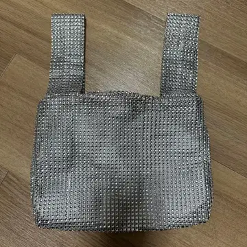 실버 비즈 핸드백 파티용