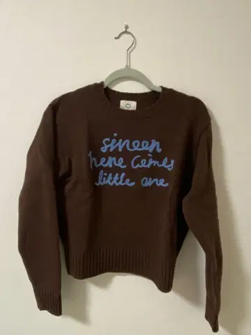 [ 가격 인하 중 ] SINOON 니트 브라운 긴팔