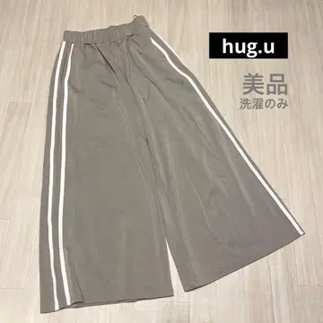 사이드 라인 와이드 팬츠 [ hug.u ]