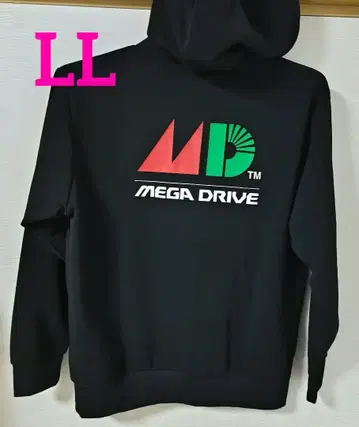 메가 드라이브 후드티 긴팔 속기모 돈키 미사용 새상품 풀오버 후드티 LL