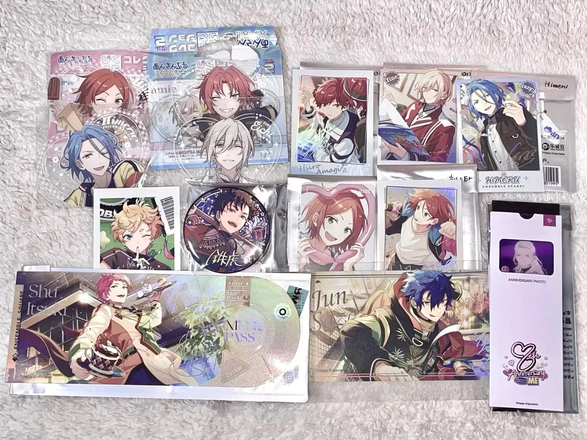 Ensemble Stars! goods bulk Eichi, Hiiro, Jun, Ran, Hinata, Himeru, Tetora, Sora, Shu, Leo