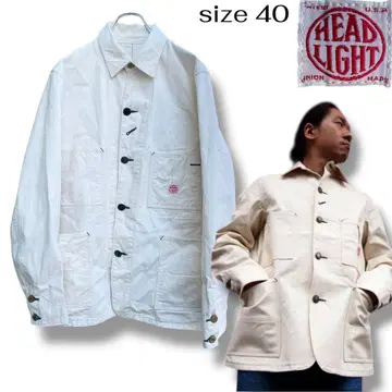 완판 HEADLIGHT 헤드라이트 화이트 트윌 커버올 size 0