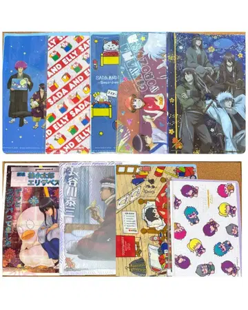 은혼 클리어 포스터 파일 파우치