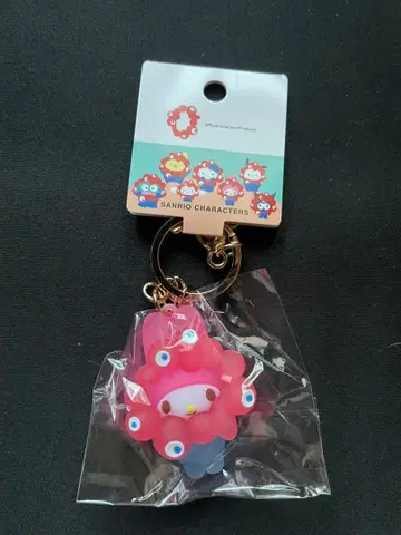 산리오 미야쿠미야쿠 변신 입체 클리어 컬러 키링 마이멜로디
