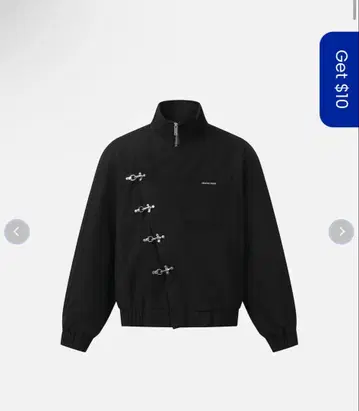 Aelfric Eden 메탈 버튼 박시 재킷 S