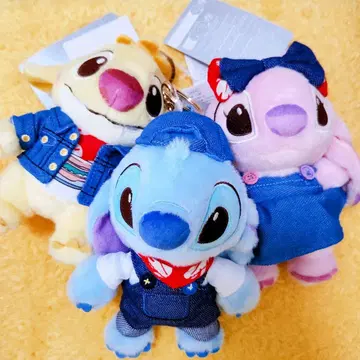 스티치 엔젤 루벤 봉제 인형 키링 키체인