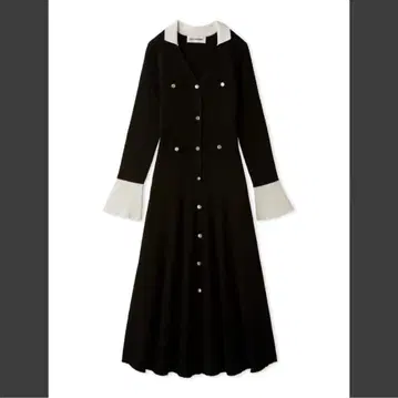 [택 포함 미사용 새상품] LILY BROWN 스키퍼 폴로 니트 원피스