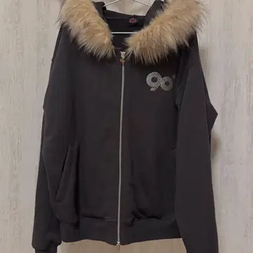 9090 퍼 후드티 M 사이즈