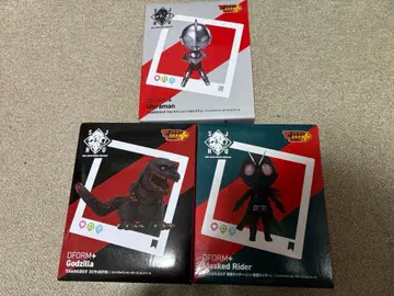 DFORM+ 울트라맨 가면라이더 고질라 3체 세트