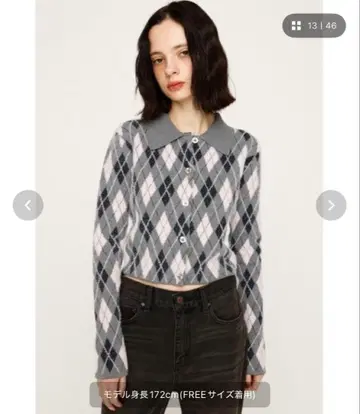 SLY 아가일 체크 HG 폴로 셔츠 아가일 체크