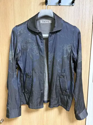 TROVE 자켓 얇은 소재 블랙