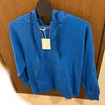 [ 미사용 택 포함 ] I am I in fact 후드티 블루