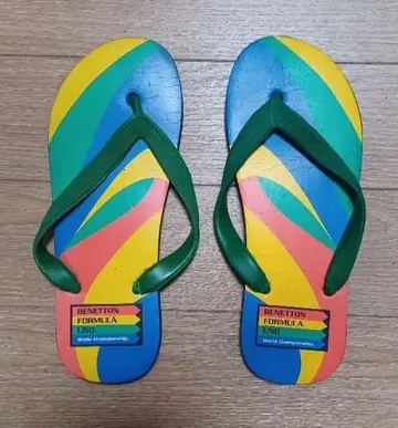 베네통 비치 샌들 (관상용) 빈티지 골동품 컬렉션