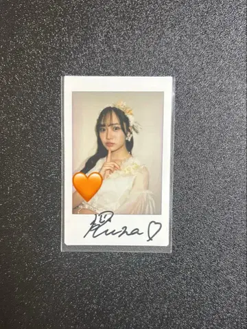 fav me 카와기시 루나 폴라로이드 친필 사인 포함