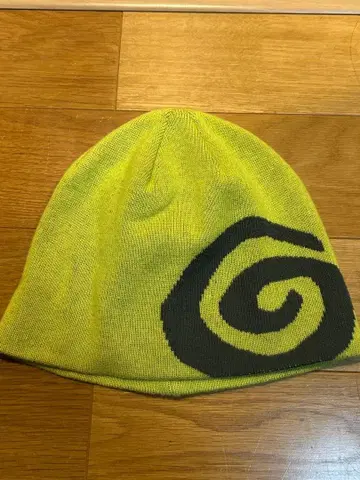 ostrya 라임 그린 니트 모자