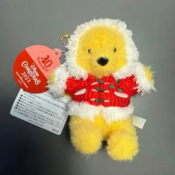 디즈니 크리스마스 2023 푸우 인형 배지