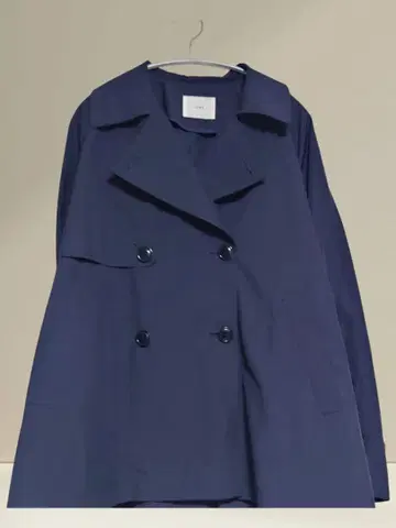 IENA PE/포플린 오버 숏코트 네이비