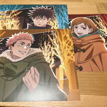 주술회전 말큐브 특전 런치 매트 3개 세트