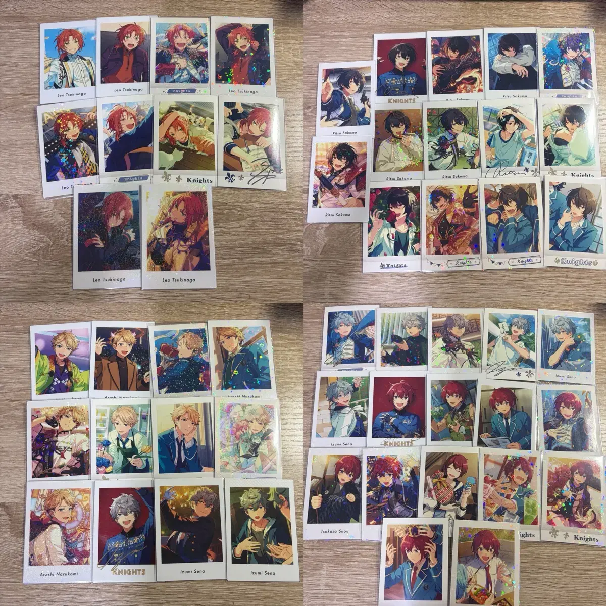Ensemble Stars Knights Pashya Pashacolle 53 cards bulk Leo Rei Sena Tsukasa Arashi