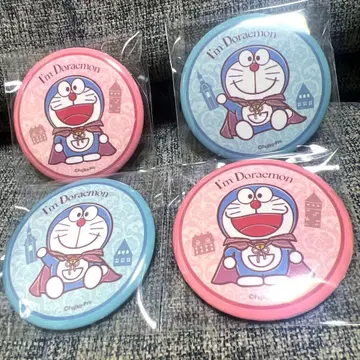 도라에몽 트레이딩 캔뱃지 도라에몽 4개