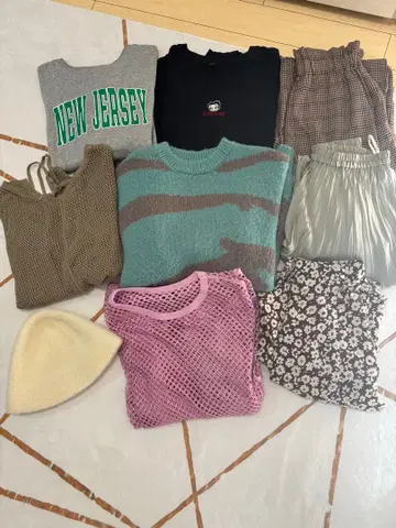 여성용 가을/겨울 묶음 판매 9점