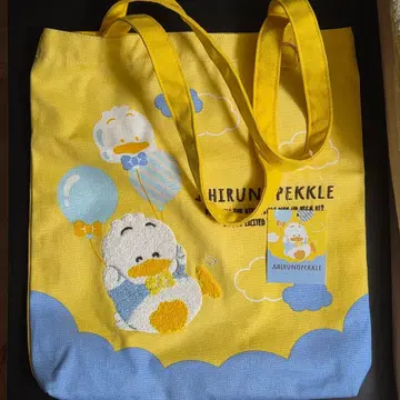 [택 포함 새상품] 산리오 아힐노페쿠루 꿈꾸는 벌룬 토트백