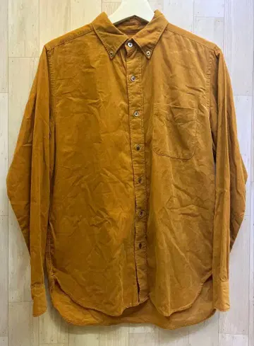 SONTAKU 코듀로이 긴팔 셔츠 남성용 M 브라운 계열 일본제