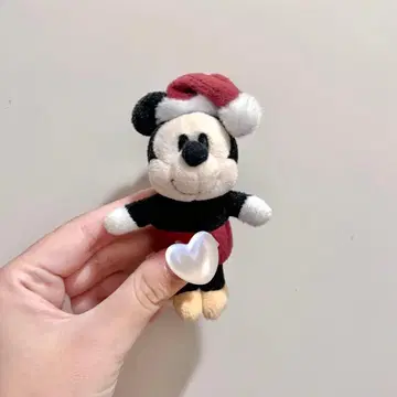 디즈니 대즐링 크리스마스 미키 봉제 인형 참